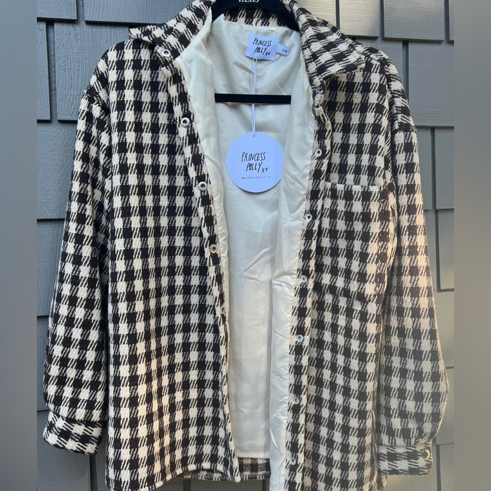 Princess Polly Houndstooth Jacket S/M
